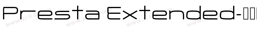 Presta Extended字体转换